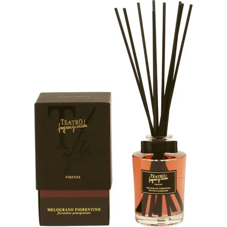 Αρωματικό χώρου με sticks Teatro Fragranze Uniche Florentine Pomegranate 100ml